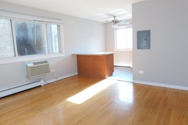 Image of Big, Bright SE Evanston 1Br w/ Nice eat in kitchen, A/C & HWF & parking